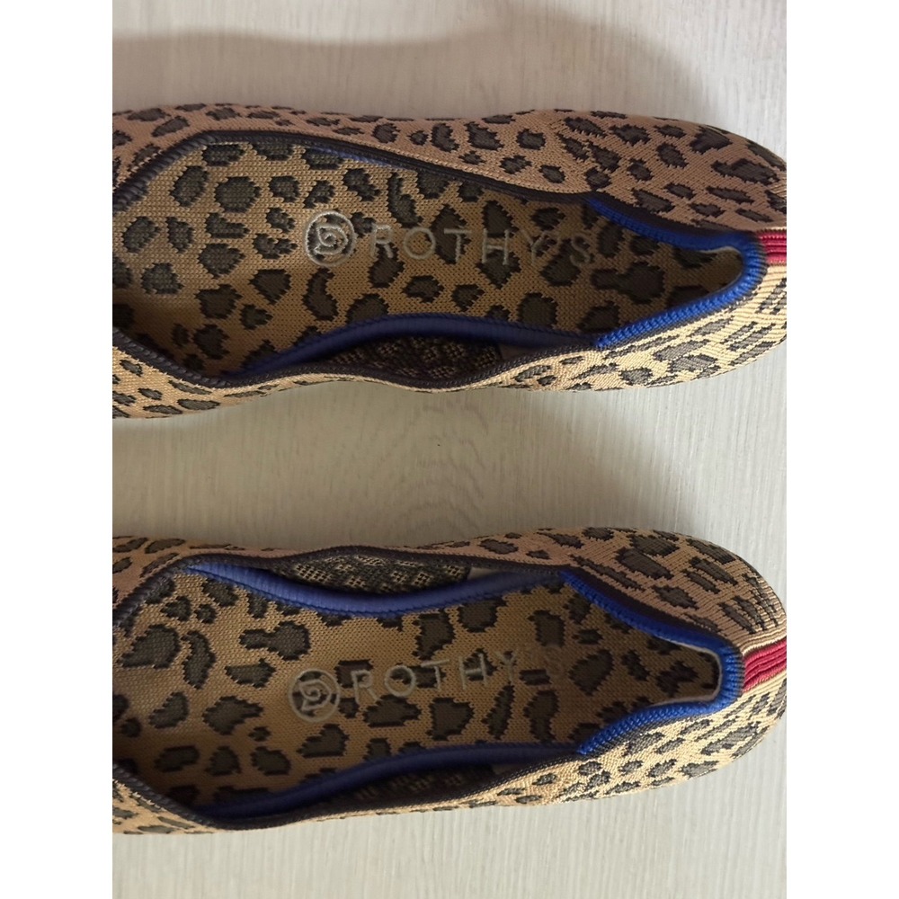 ROTHY'S "the flat" rounded flat in retired animal leopard cheetah print - Picture 7 of 8